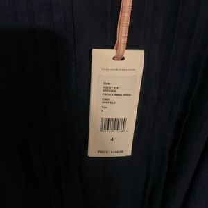 Navy blue sleeveless Vineyard Vines dress
